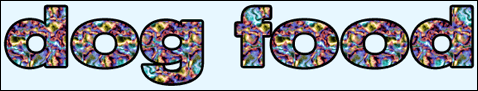 figure 43: GIF with small solid blocks of color. Number of colors=256 Size=23 574 bytes